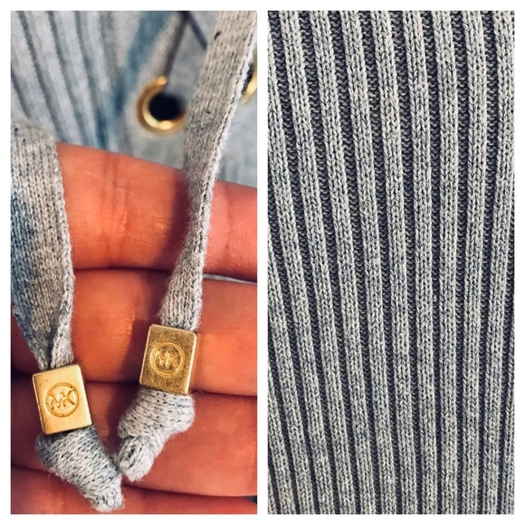 Michael Kors Ribbed laced up knit sweater - Picture 4 of 8